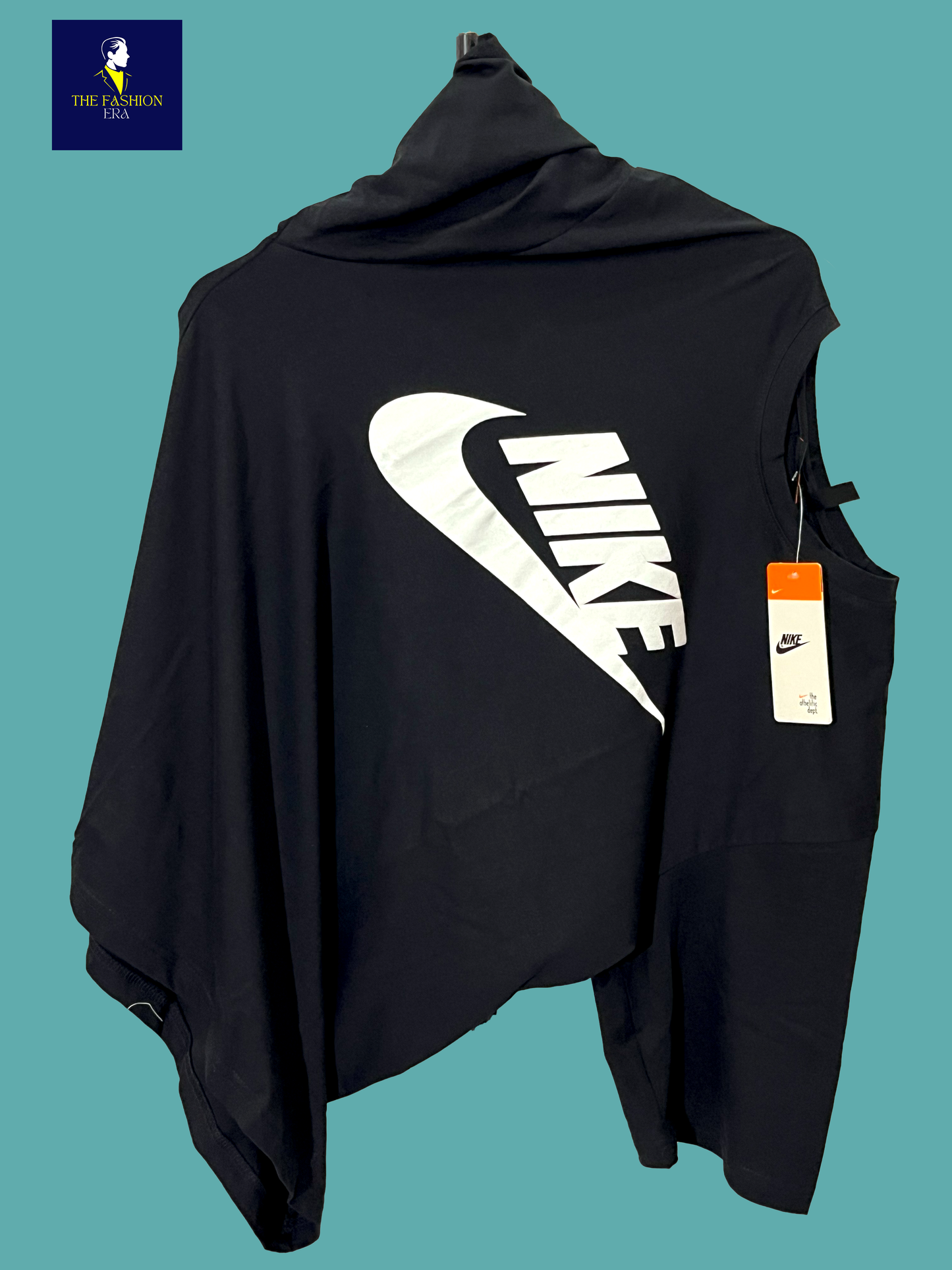 NIKE Men's Cotton Oversized Fit Casual Printed Round Neck, Oversized Longline Drop  T-Shirt for Man