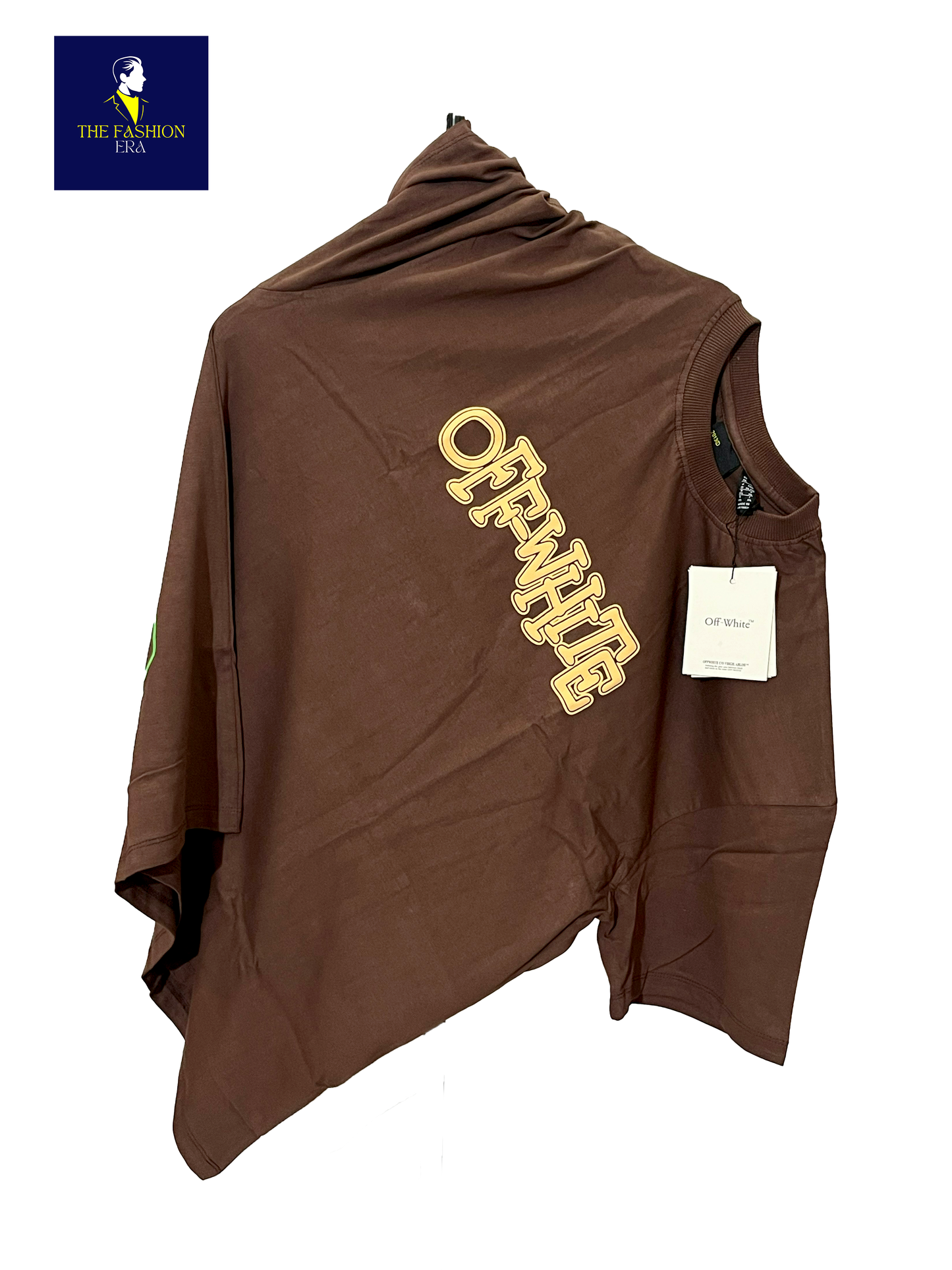 OFF-WHITE Mens Oversize Half Sleeve Cotton Blend Tshirt | Tshirt for Man