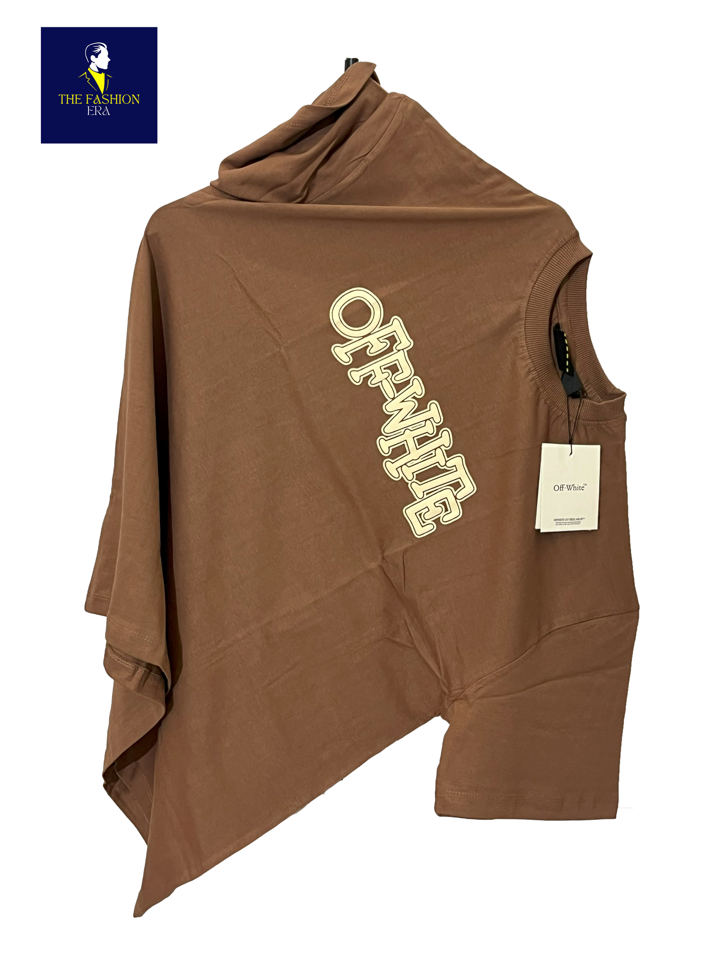 OFF-WHITE Mens Oversize Half Sleeve Cotton Blend Tshirt | Tshirt for Man