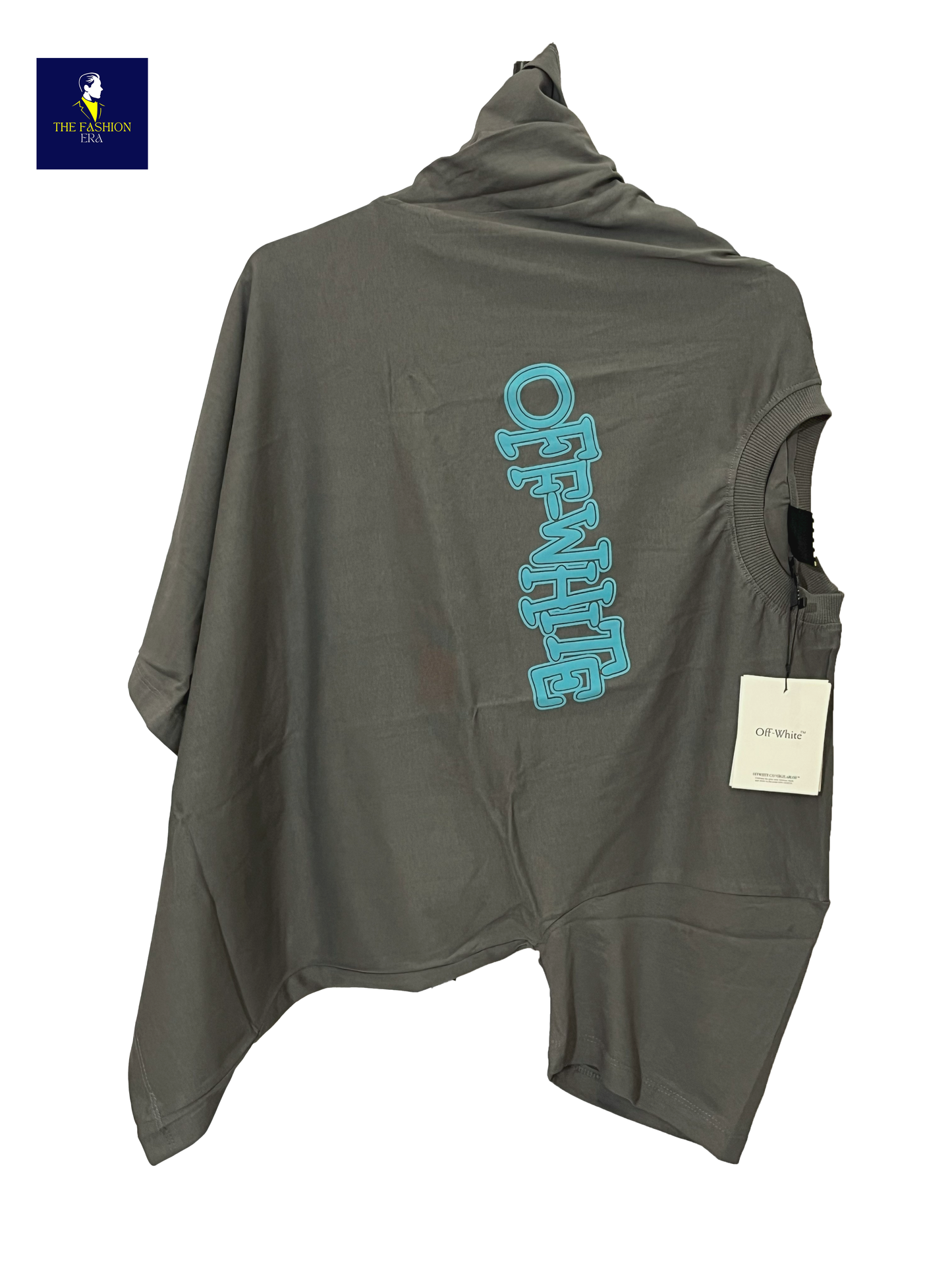 OFF-WHITE Mens Oversize Half Sleeve Cotton Blend Tshirt | Tshirt for Man