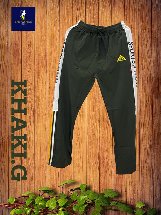 Running Sport Mens Side Striped Dri Fit Track Pant