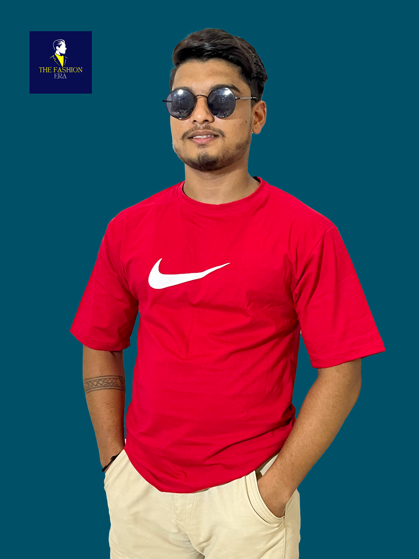 Nike Men's Cotton Regular Fit T-Shirt