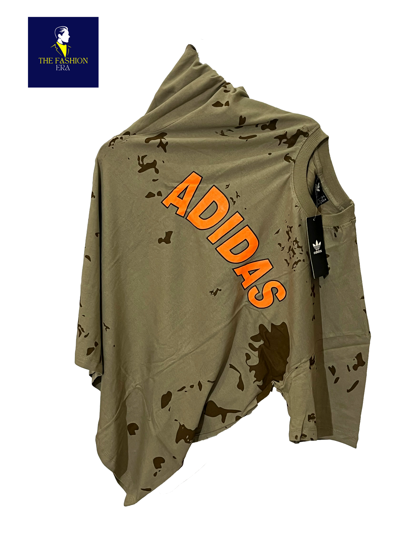 ADIDAS Men's Graphic Print Oversized Fit T-Shirt