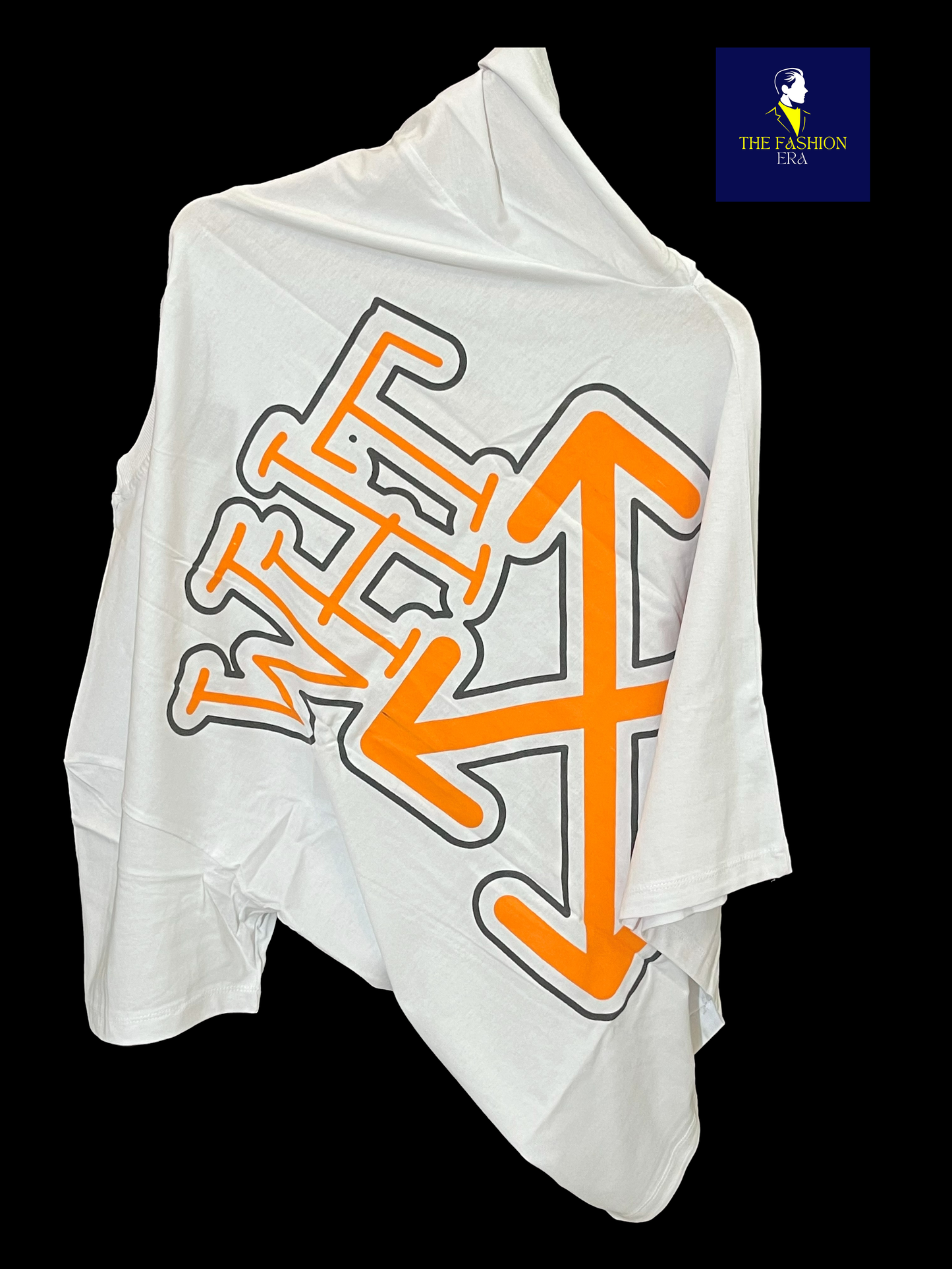 OFF-WHITE Mens Oversize Half Sleeve Cotton Blend Tshirt | Tshirt for Man