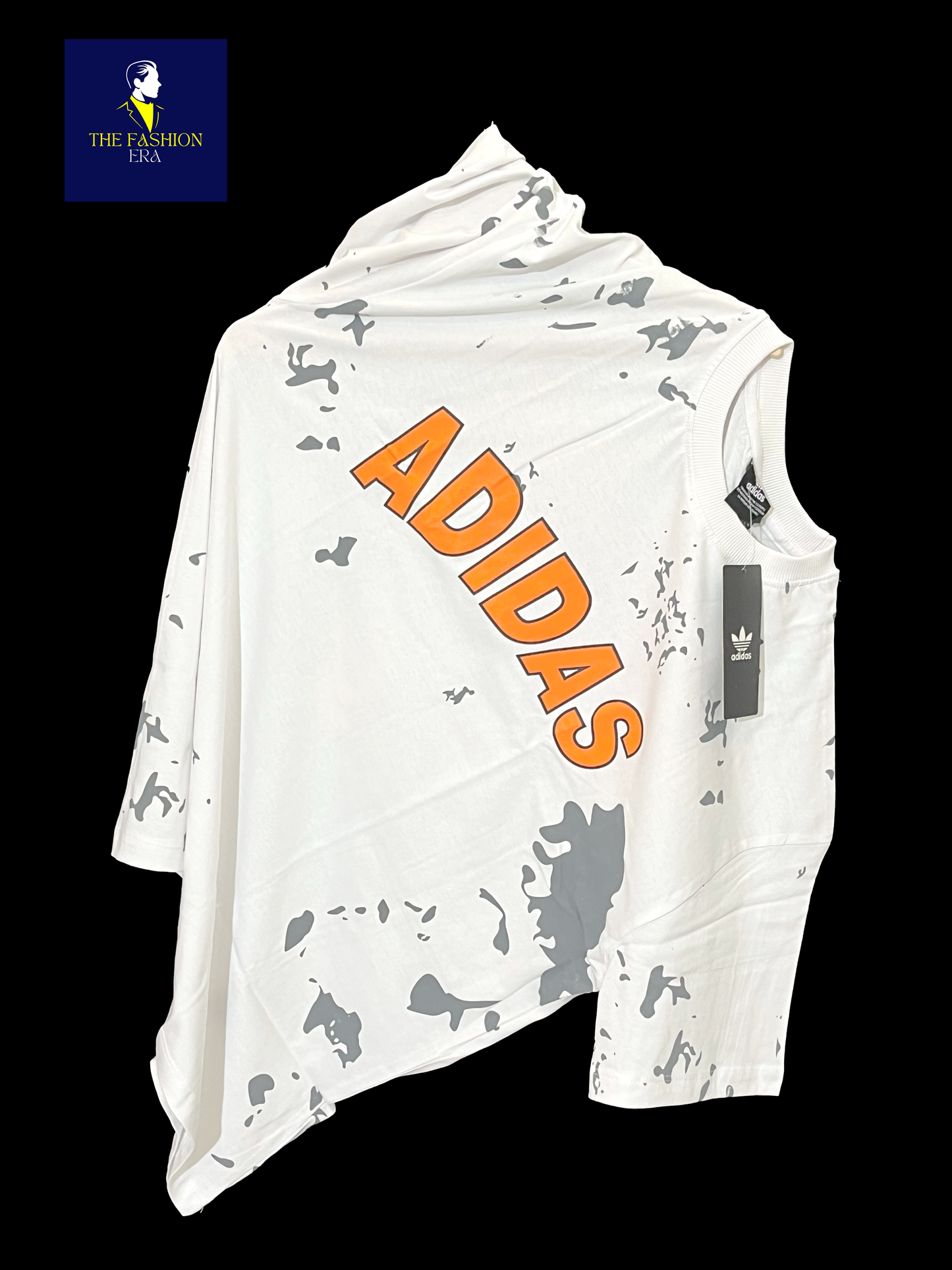ADIDAS Men's Graphic Print Oversized Fit T-Shirt